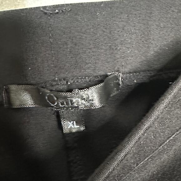 QUINCE Ultra-Stretch Ponte Straight Leg Pants Black Sz XL {FF24} - Picture 6 of 8
